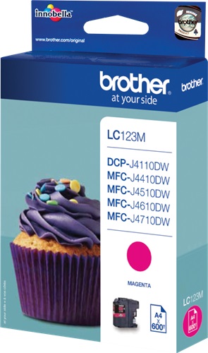 Cartuccia BROTHER originale  LC-123M