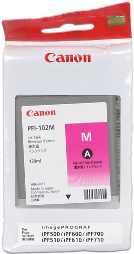 Cartuccia CANON originale  0897B001, PFI-102M