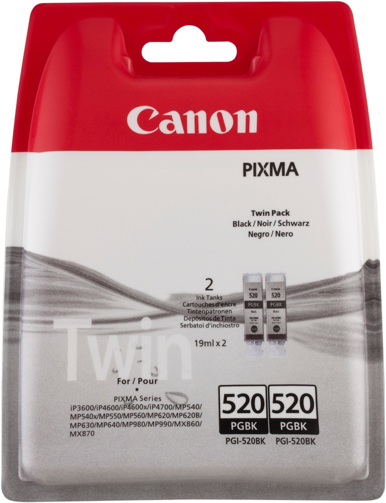 Cartuccia CANON originale  2932B012, PGI-520BK