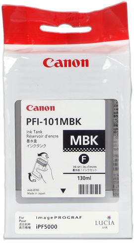 Cartuccia CANON originale  0882B001, PFI-101MBK