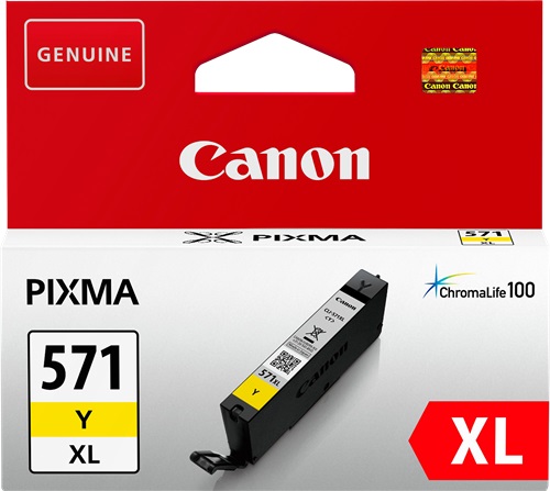Cartuccia CANON originale  0334C001, CLI-571Y XL