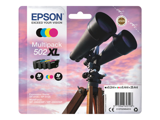 Cartuccia EPSON originale  502XL, C13T02W64010