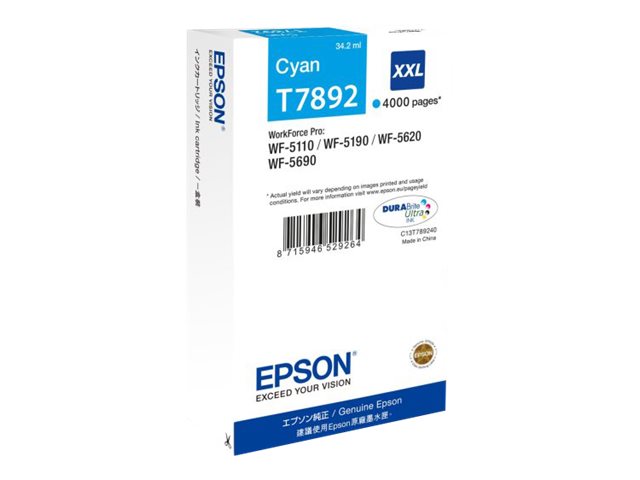 Cartuccia EPSON originale  C13T789240, T7892