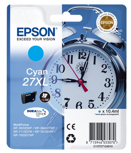 Cartuccia EPSON originale  27XL, C13T27124010, C13T27124012