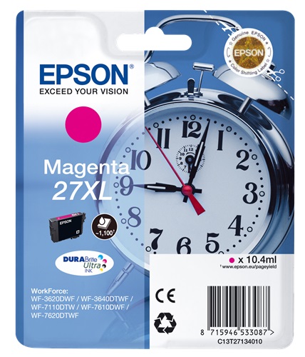 Cartuccia EPSON originale  27XL, C13T27134010, C13T27134012