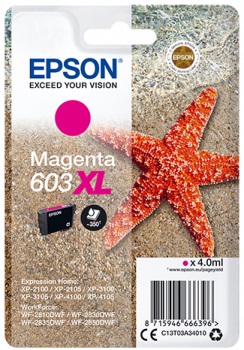 Cartuccia EPSON originale  603XL, C13T03A34010
