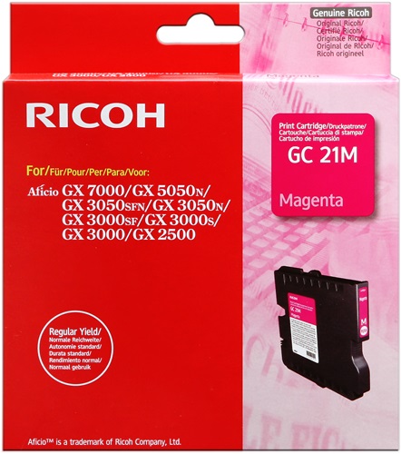 Cartuccia RICOH, NASHUATEC originale  405534, 405542, GC-21M, K202/M, Type GC-21M