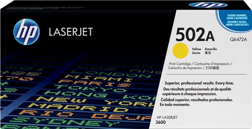 Toner Laser Originale HP  502A, Q6472A