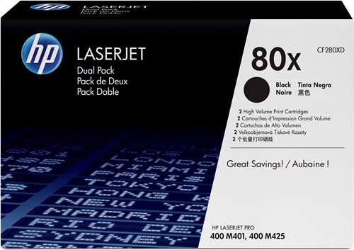 Toner Laser Originale HP  80X, CF280XD
