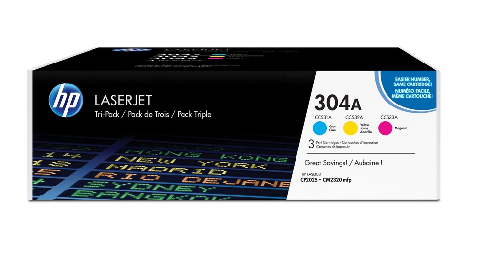 Toner Laser Originale HP  304A, CF372AM