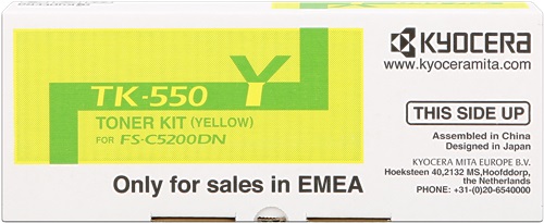 Toner Laser Originale KYOCERA - MITA  1T02HMAEU0, TK-550Y