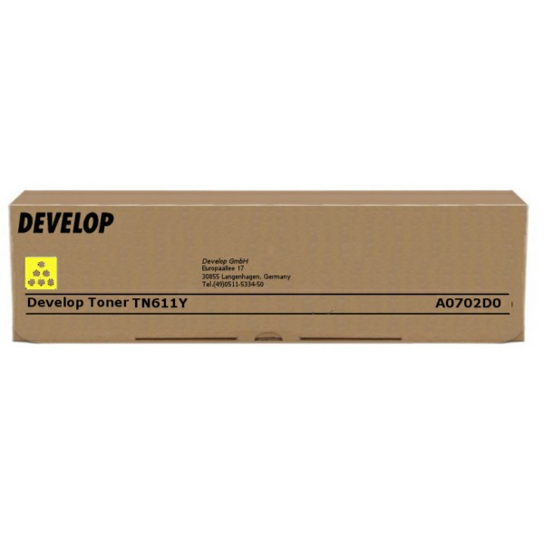 Toner originale DEVELOP  A0702D0, TN-611Y