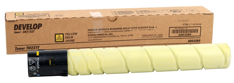 Toner originale DEVELOP  A8K32D0, TN-221Y