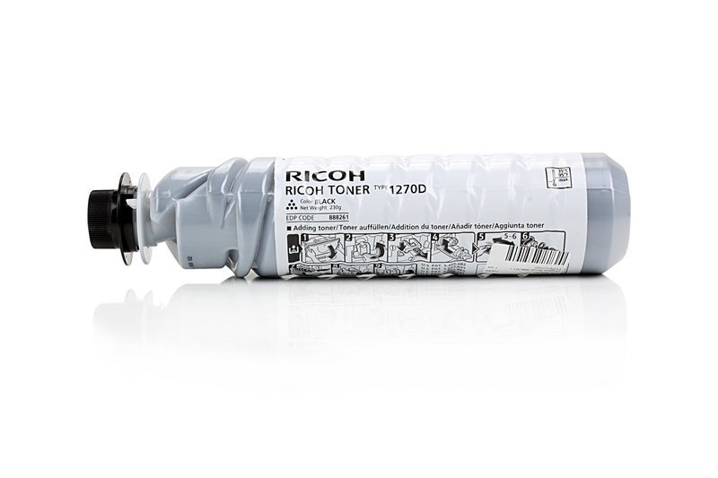 Toner originale RICOH, GESTETNER, NASHUATEC, REX ROTARY, INFOTEC, LANIER, PANASONIC  842024, 842338, 888261, 888262, 888265, 888267, 89040116, DT415BLK, K165, Type 1270D, Type 2215