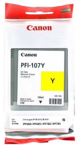 [IO-4603320] Cartuccia CANON originale  6708B001, PFI-107Y