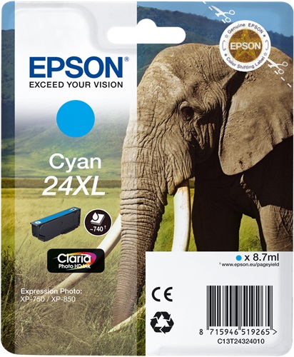 [IO-4607812] Cartuccia EPSON originale  24XL, C13T24324010, C13T24324012