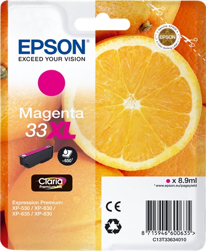 [IO-4608856] Cartuccia EPSON originale  33XL, C13T33634010, C13T33634012