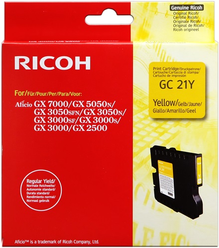 [IO-4602529] Cartuccia RICOH originale  405535, K202/Y, Type GC-21Y