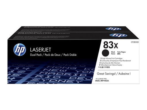 [TO-4603796] Toner Laser Originale HP  83X, CF283XD