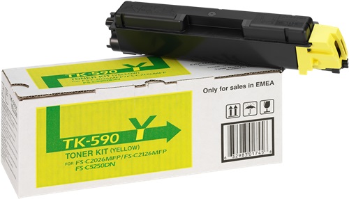 [TO-4609097] Toner Laser Originale KYOCERA - MITA  1T02KVANL0, TK-590Y