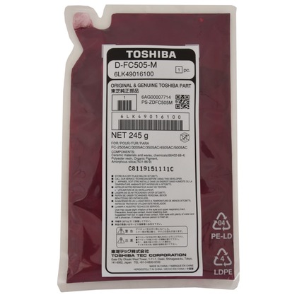 [1550387] Cartuccia Developer Originale TOSHIBA  6LK49016100, D-FC505-M