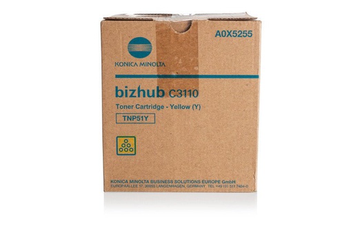 [1250519] Toner originale MINOLTA  A0X5255, TNP51Y